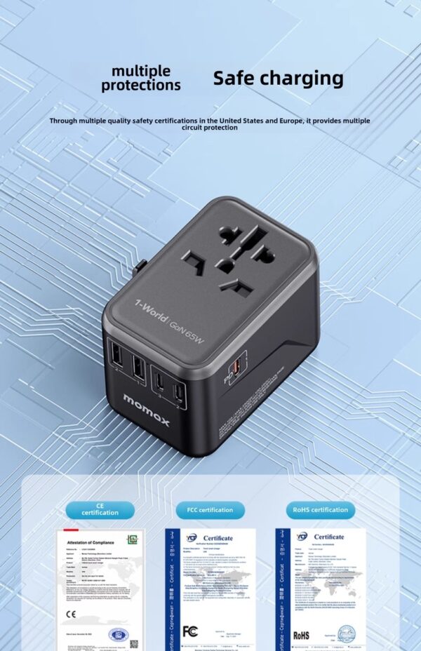 Momax Universal Travel Adapter - Image 2