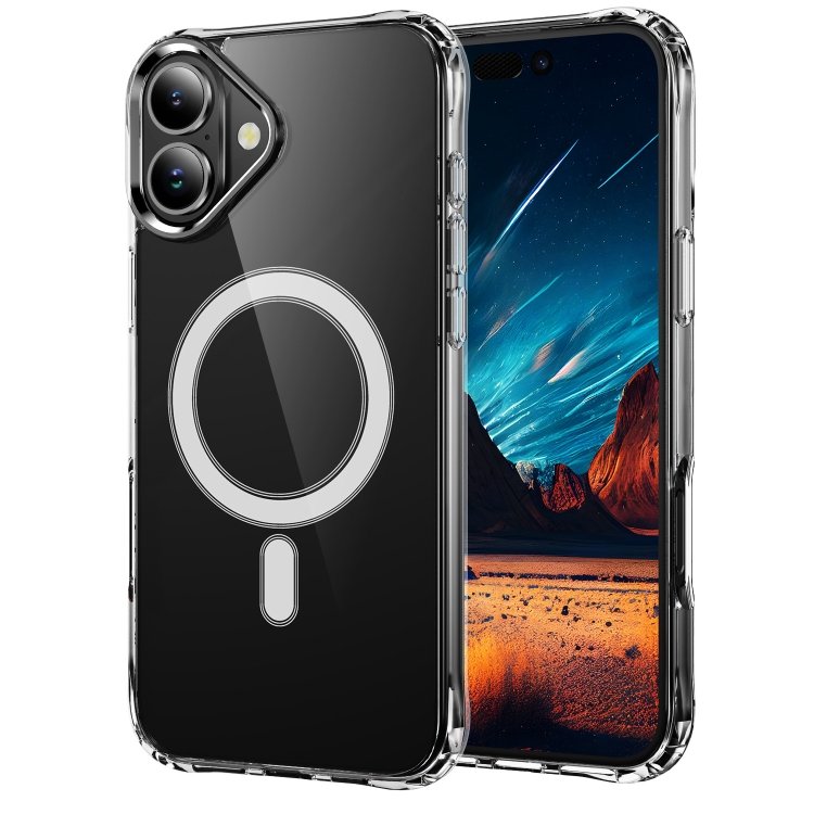 Four Corner Airbags MagSafe Magnetic Phone Case, For iPhone 18, For iPhone 18 Pro, For iPhone 18 Pro Max, For iPhone 17e / 16e, For iPhone 16 Pro Max, For iPhone 16 Pro, For iPhone 16 Plus, For iPhone 16, For iPhone 15 Pro Max, For iPhone 15 Pro...