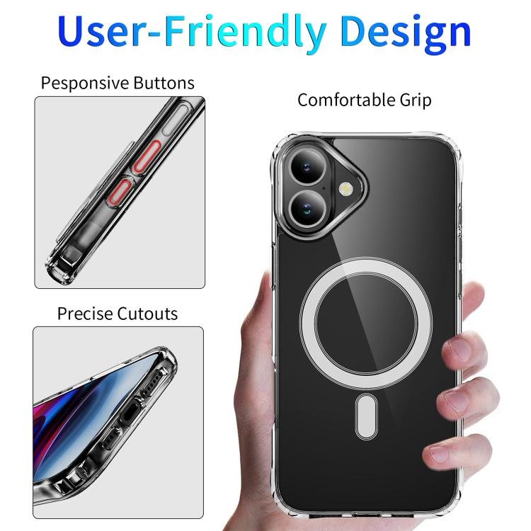 Four Corner Airbags MagSafe Magnetic Phone Case, For iPhone 18, For iPhone 18 Pro, For iPhone 18 Pro Max, For iPhone 17e / 16e, For iPhone 16 Pro Max, For iPhone 16 Pro, For iPhone 16 Plus, For iPhone 16, For iPhone 15 Pro Max, For iPhone 15 Pro...