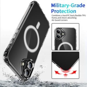 Four Corner Airbags MagSafe Magnetic Phone Case, For iPhone 18, For iPhone 18 Pro, For iPhone 18 Pro Max, For iPhone 17e / 16e, For iPhone 16 Pro Max, For iPhone 16 Pro, For iPhone 16 Plus, For iPhone 16, For iPhone 15 Pro Max, For iPhone 15 Pro... - Image 7