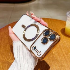 Electroplating MagSafe Phone Case, For iPhone 18, For iPhone 18 Pro, For iPhone 18 Pro Max, For iPhone 17e / 16e - Image 23