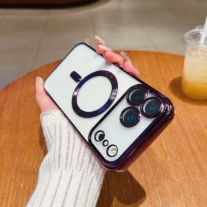 Electroplating MagSafe Phone Case, For iPhone 18, For iPhone 18 Pro, For iPhone 18 Pro Max, For iPhone 17e / 16e - Image 30