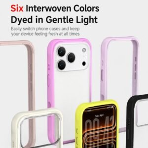 Phone Silicone Frame Bumper, For iPhone 18, For iPhone 18 Pro, For iPhone 18 Pro Max, For iPhone 17 Pro Max, For iPhone 17 Pro, For iPhone 17, For iPhone 16 Pro Max, For iPhone 16 Pro - Image 7