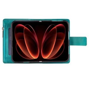 Multi-Card Totem Zipper Leather Phone Case, For iPhone Duo - Image 5