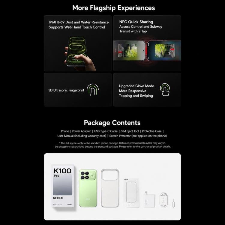 Xiaomi Redmi K100 Pro Snapdragon 8 Elite