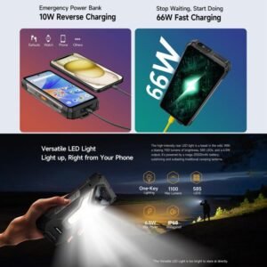 Ulefone Armor 34 Pro+ Projector, 16GB+512GB, Night Vision, IP68/IP69K Rugged Phone, 6.95 inch Android 15 MediaTek Dimensity 7400X Octa Core, Network: 5G, NFC, OTG, Armor 34 Pro+ - Image 11