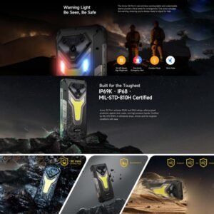 Ulefone Armor 34 Pro+ Projector, 16GB+512GB, Night Vision, IP68/IP69K Rugged Phone, 6.95 inch Android 15 MediaTek Dimensity 7400X Octa Core, Network: 5G, NFC, OTG, Armor 34 Pro+ - Image 13