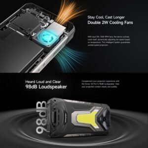 Ulefone Armor 34 Pro+ Projector, 16GB+512GB, Night Vision, IP68/IP69K Rugged Phone, 6.95 inch Android 15 MediaTek Dimensity 7400X Octa Core, Network: 5G, NFC, OTG, Armor 34 Pro+ - Image 8