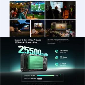 Ulefone Armor 34 Pro+ Projector, 16GB+512GB, Night Vision, IP68/IP69K Rugged Phone, 6.95 inch Android 15 MediaTek Dimensity 7400X Octa Core, Network: 5G, NFC, OTG, Armor 34 Pro+ - Image 9