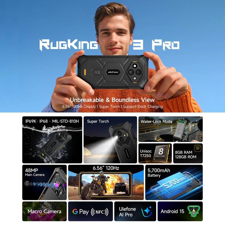Ulefone RugKing 3 Pro 8GB+128GB