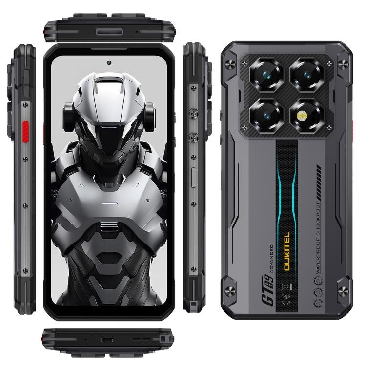 Oukitel WP60 Rugged Phone, 8GB+256GB, Night Vision, 108MP Camera, Side Fingerprint, 7.2 inch Android 15 MediaTek Dimensity 7025 Octa Core, NFC, OTG, Network: 5G, 8GB+256GB