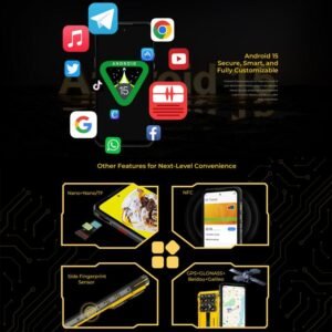Oukitel WP60 Rugged Phone, 8GB+256GB, Night Vision, 108MP Camera, Side Fingerprint, 7.2 inch Android 15 MediaTek Dimensity 7025 Octa Core, NFC, OTG, Network: 5G, 8GB+256GB - Image 15