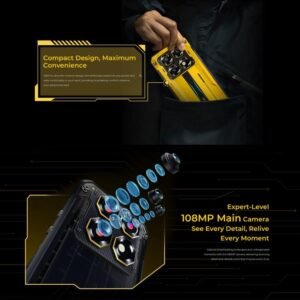 Oukitel WP60 Rugged Phone, 8GB+256GB, Night Vision, 108MP Camera, Side Fingerprint, 7.2 inch Android 15 MediaTek Dimensity 7025 Octa Core, NFC, OTG, Network: 5G, 8GB+256GB - Image 11