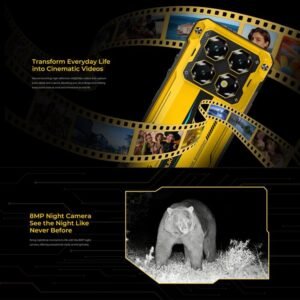 Oukitel WP60 Rugged Phone, 8GB+256GB, Night Vision, 108MP Camera, Side Fingerprint, 7.2 inch Android 15 MediaTek Dimensity 7025 Octa Core, NFC, OTG, Network: 5G, 8GB+256GB - Image 12