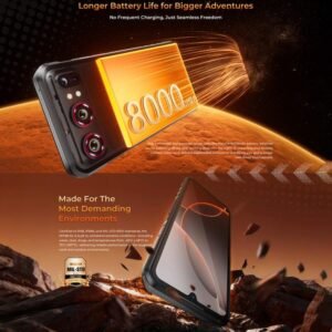 Oukitel WP68 Air 5G Rugged Phone, 12GB+512GB, Night Vision, Fingerprint Identification, 6.88 inch Android 15 MediaTek Dimensity 7025 Octa Core, NFC, OTG, Network: 5G - Image 5