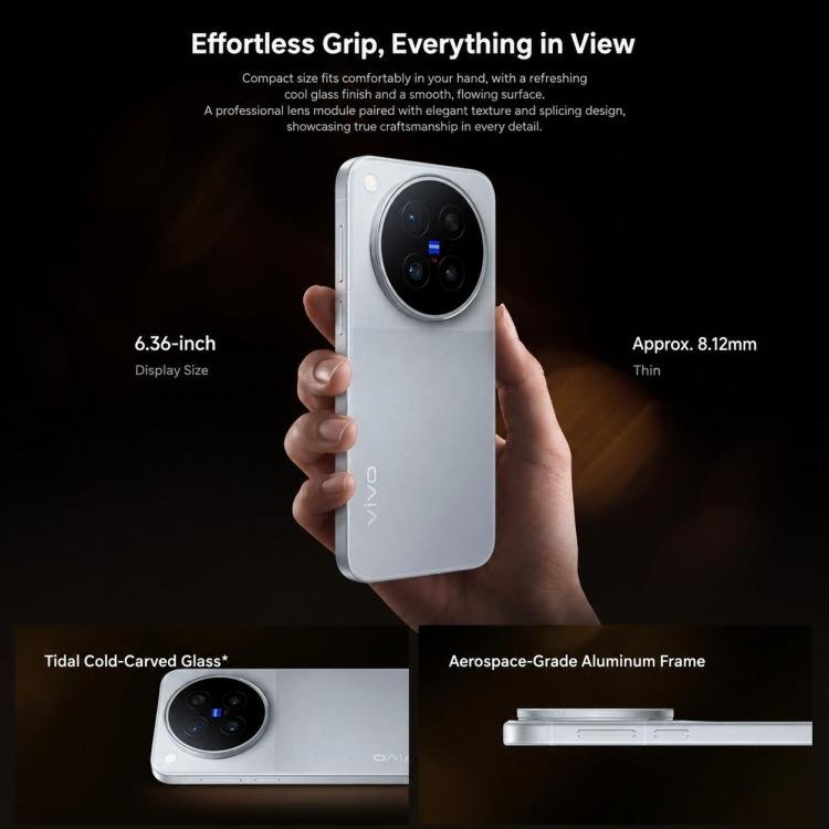 vivo X500 Pro, 12GB+512GB, 3D Ultrasonic Fingerprint