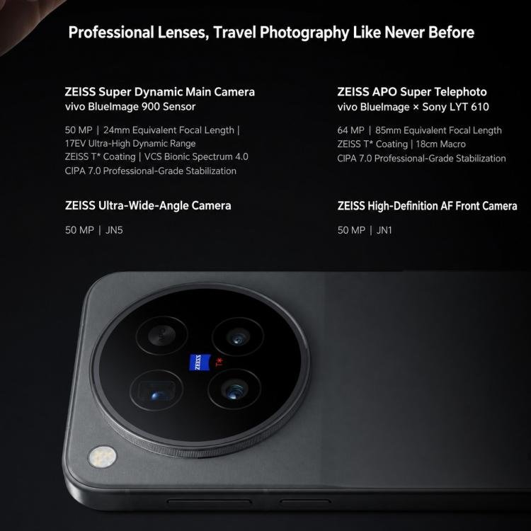 vivo X500 Pro, 12GB+512GB, 3D Ultrasonic Fingerprint