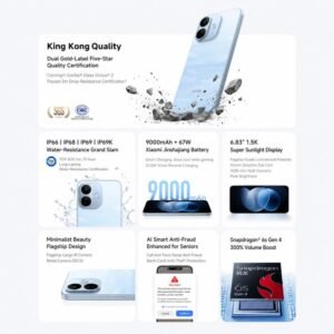 Xiaomi REDMI Note 17 Pro 5G, 12GB+256GB, 6.83 inch Xiaomi HyperOS 3 Snapdragon 6s Gen 4 Octa Core, NFC, Network: 5G, 12GB+256GB - Image 6