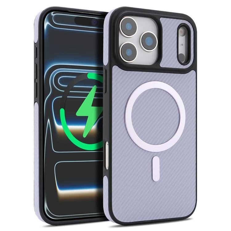 Carbon Fiber MagSafe Faux Leather Phone Case, For iPhone Duo, For iPhone 18 Pro, For iPhone 18 Pro Max, For iPhone 17 Pro Max, For iPhone 17 Pro, For iPhone 17, For iPhone Air, For iPhone 16 Pro Max, For iPhone 16 Pro