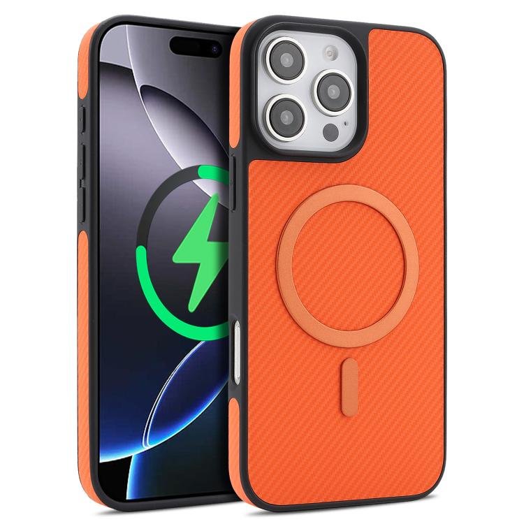 Carbon Fiber MagSafe Faux Leather Phone Case, For iPhone Duo, For iPhone 18 Pro, For iPhone 18 Pro Max, For iPhone 17 Pro Max, For iPhone 17 Pro, For iPhone 17, For iPhone Air, For iPhone 16 Pro Max, For iPhone 16 Pro
