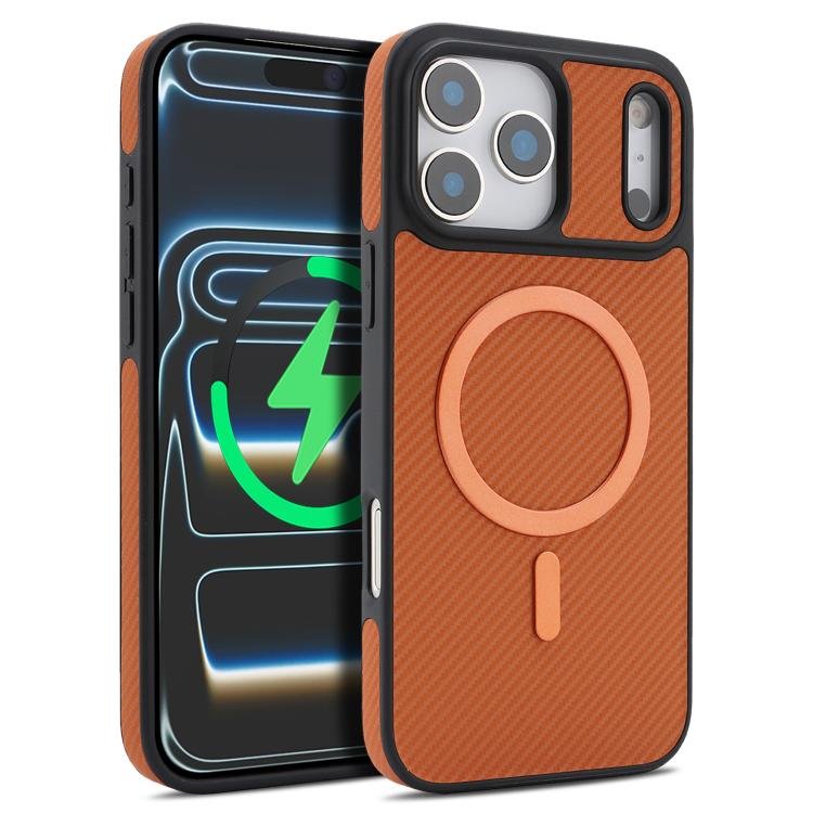 Carbon Fiber MagSafe Faux Leather Phone Case, For iPhone Duo, For iPhone 18 Pro, For iPhone 18 Pro Max, For iPhone 17 Pro Max, For iPhone 17 Pro, For iPhone 17, For iPhone Air, For iPhone 16 Pro Max, For iPhone 16 Pro