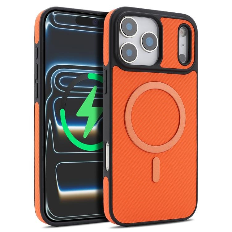 Carbon Fiber MagSafe Faux Leather Phone Case, For iPhone Duo, For iPhone 18 Pro, For iPhone 18 Pro Max, For iPhone 17 Pro Max, For iPhone 17 Pro, For iPhone 17, For iPhone Air, For iPhone 16 Pro Max, For iPhone 16 Pro