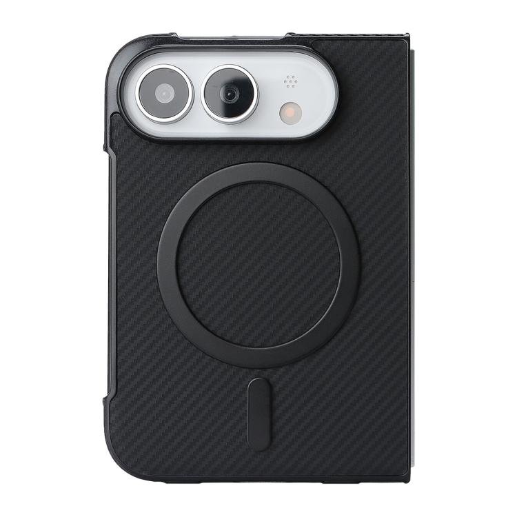 Carbon Fiber MagSafe Faux Leather Phone Case, For iPhone Duo, For iPhone 18 Pro, For iPhone 18 Pro Max, For iPhone 17 Pro Max, For iPhone 17 Pro, For iPhone 17, For iPhone Air, For iPhone 16 Pro Max, For iPhone 16 Pro