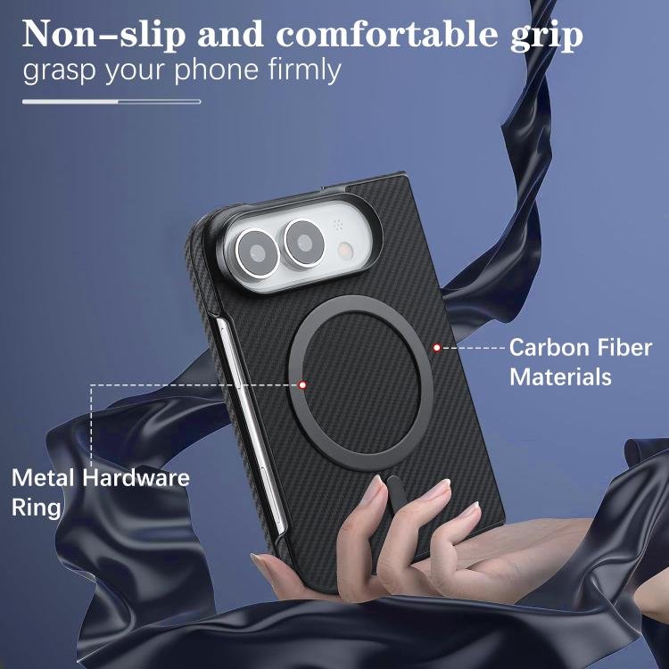 Carbon Fiber MagSafe Faux Leather Phone Case, For iPhone Duo, For iPhone 18 Pro, For iPhone 18 Pro Max, For iPhone 17 Pro Max, For iPhone 17 Pro, For iPhone 17, For iPhone Air, For iPhone 16 Pro Max, For iPhone 16 Pro
