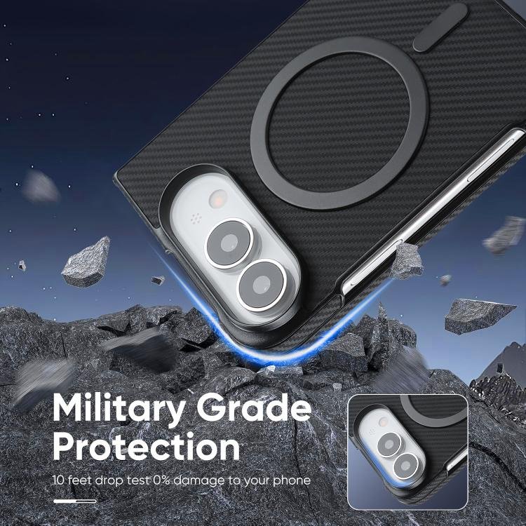 Carbon Fiber MagSafe Faux Leather Phone Case, For iPhone Duo, For iPhone 18 Pro, For iPhone 18 Pro Max, For iPhone 17 Pro Max, For iPhone 17 Pro, For iPhone 17, For iPhone Air, For iPhone 16 Pro Max, For iPhone 16 Pro