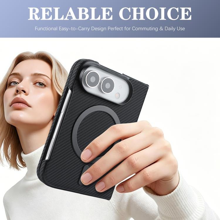 Carbon Fiber MagSafe Faux Leather Phone Case, For iPhone Duo, For iPhone 18 Pro, For iPhone 18 Pro Max, For iPhone 17 Pro Max, For iPhone 17 Pro, For iPhone 17, For iPhone Air, For iPhone 16 Pro Max, For iPhone 16 Pro