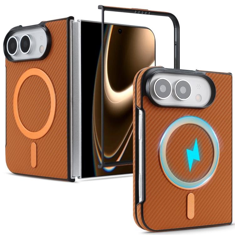 Carbon Fiber MagSafe Faux Leather Phone Case, For iPhone Duo, For iPhone 18 Pro, For iPhone 18 Pro Max, For iPhone 17 Pro Max, For iPhone 17 Pro, For iPhone 17, For iPhone Air, For iPhone 16 Pro Max, For iPhone 16 Pro