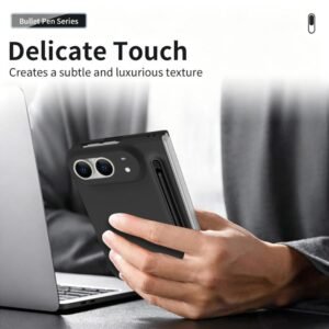 Shockproof Phone Case for iPhone Duo – Skinfeel Matte Finish Black