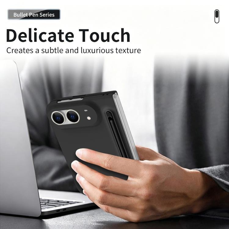 Shockproof Phone Case for iPhone Duo – Skinfeel Matte Finish Black