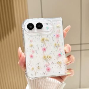 Gypsophila Flowers Pattern TPU Protective Phone Case, For iPhone Duo - Image 1
