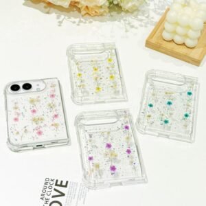 Gypsophila Flowers Pattern TPU Protective Phone Case, For iPhone Duo - Image 2